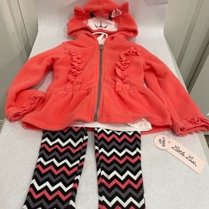 Little Lass Three Piece Set 24 Months Bear